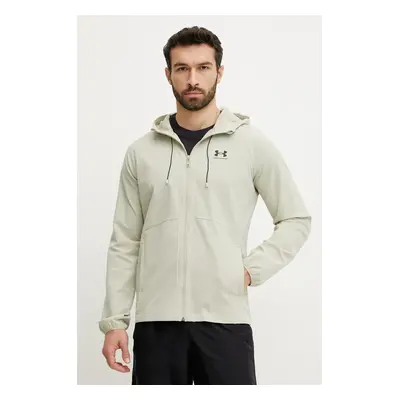 Větrovka Under Armour Vibe zelená barva, přechodná, 6003001