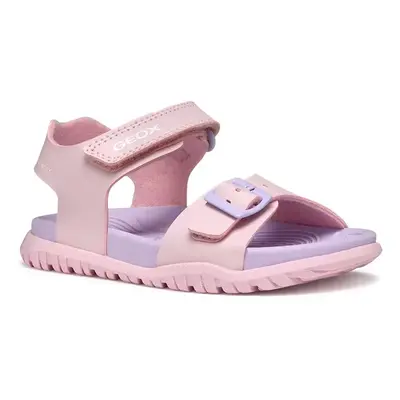 Dětské sandály Geox SANDAL FUSBETTO růžová barva