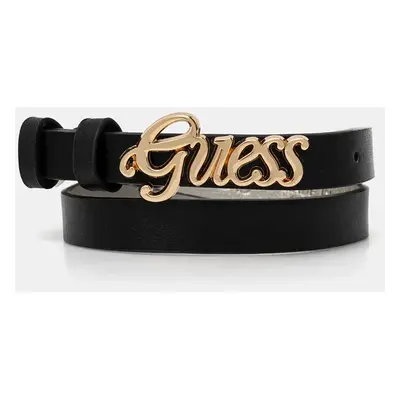 Dětský pásek Guess černá barva, J4BZ35 WGT10