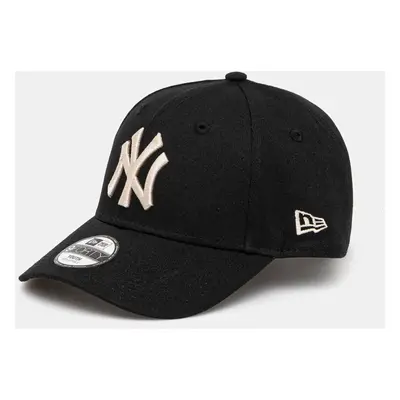 Bavlněná baseballová čepice New Era NEW YORK YANKEES černá barva, s aplikací, 60595473