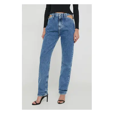 Džíny Calvin Klein Jeans dámské, high waist, J20J222433