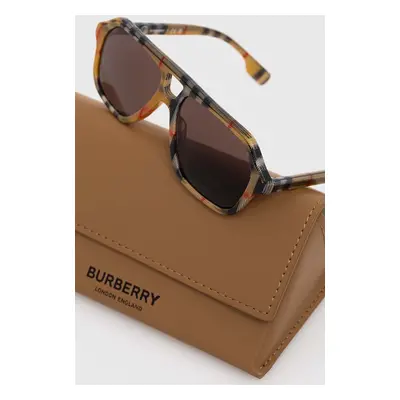 Dětské sluneční brýle Burberry béžová barva, 0JB4340