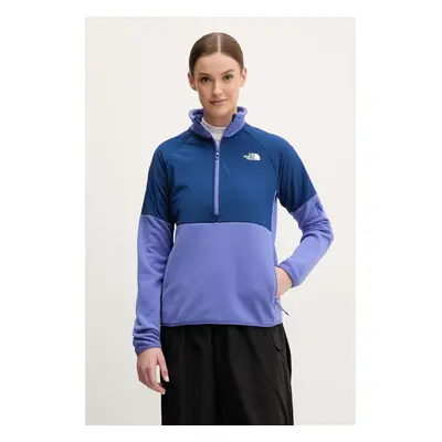 Sportovní mikina The North Face Glacier Heavyweight fialová barva, NF0A89JBAI41