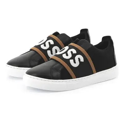 Dětské sneakers boty BOSS černá barva, J51655