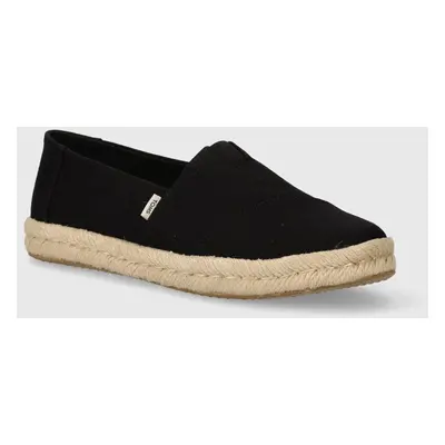 Espadrilky Toms Alpargata Rope 2.0 černá barva, 10020687