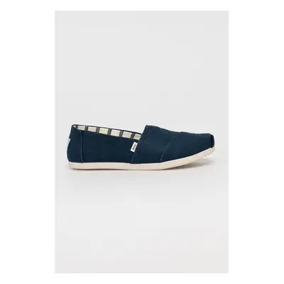 Espadrilky Toms tmavomodrá barva