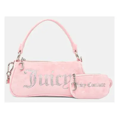 Velurová kabelka Juicy Couture Kimberly růžová barva, BEJQL8767WPO