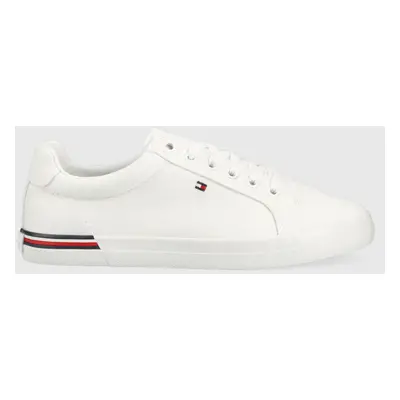 Tenisky Tommy Hilfiger ESSENTIAL STRIPES SNEAKER dámské, bílá barva, FW0FW06954