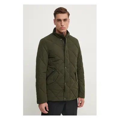 Bunda Barbour Winter Chelsea Quilted Jacket pánská, hnědá barva, přechodná, MQU1686