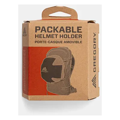 Držák na přilbu Gregory černá barva, PACKABLE.HELMET.HOLDER