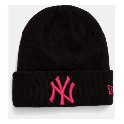 Dětská čepice New Era NEW YORK YANKEES černá barva, z tenké pleteniny, 60565596