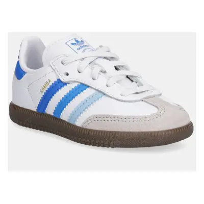 Sneakers boty adidas Originals SAMBA OG modrá barva, JP5495