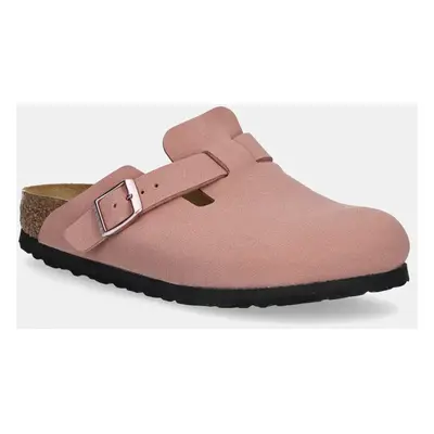 Dětské pantofle Birkenstock Boston růžová barva, 1029748