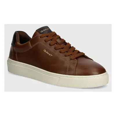 Kožené sneakers boty Gant Mc Julien hnědá barva, 29631555 G417