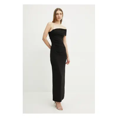 Šaty Herve Leger Olivia černá barva, maxi, RMC8467429