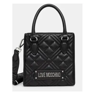 Kabelka Love Moschino černá barva, JC4211PP0MLA000B