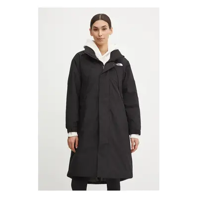 Bunda The North Face Padded Long Length Parka dámská, černá barva, zimní, NF0A89H0JK31