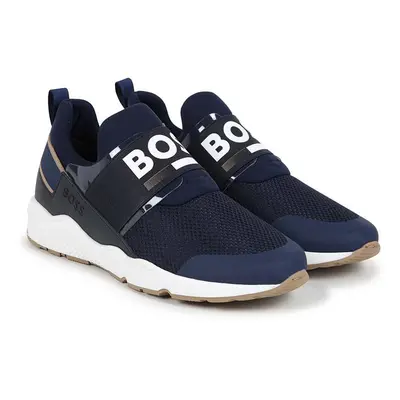 Dětské sneakers boty BOSS tmavomodrá barva, J51308