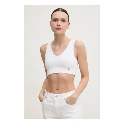 Top Calvin Klein Jeans bílá barva, J20J225308