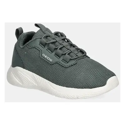 Dětské sneakers boty Geox SPRINTYE zelená barva, J46GBA.01454