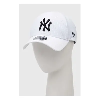 Kšiltovka New Era bílá barva, vzorovaná, NEW YORK YANKEES