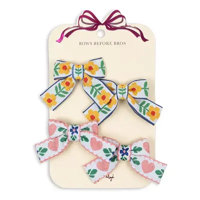 Dětské sponky Konges Sløjd 4 PACK BOW HAIR CLIPS 4-pack KS102747