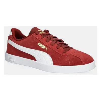 Semišové sneakers boty Puma Puma Club II vínová barva, 397444