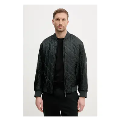 Bomber bunda Armani Exchange zelená barva, přechodná, XM000137 AF11895