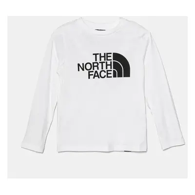 Dětské tričko s dlouhým rukávem The North Face EASL/S TEE bílá barva, NF0A89J2FN41