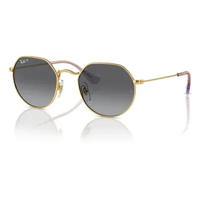 Dětské sluneční brýle Ray-Ban Junior Jack zlatá barva, 0RJ9565S-Polarized