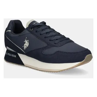 Sneakers boty U.S. Polo Assn. NOBIL tmavomodrá barva, NOBIL003M/DHY7