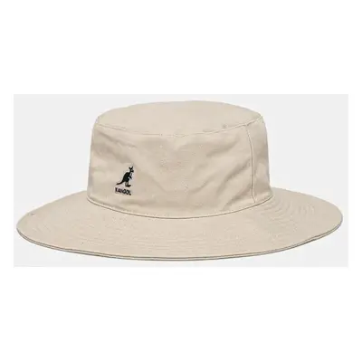 Bavlněný klobouk Kangol WASHED FISHERMAN béžová barva, K5368.KH262