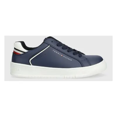 Dětské sneakers boty Tommy Hilfiger tmavomodrá barva