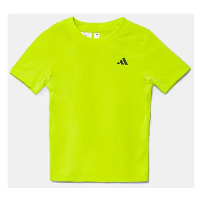 Dětské tričko adidas Performance zelená barva, s potiskem, JP0996