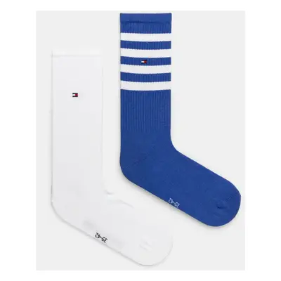 Ponožky Tommy Hilfiger 2-pack pánské, modrá barva, 701232594