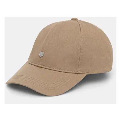 Bavlněná baseballová čepice Barbour Cascade Shield Cap béžová barva, MHA0902