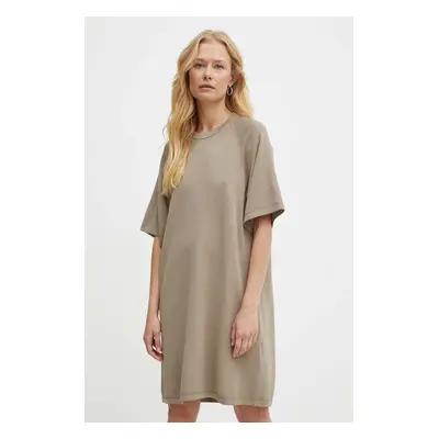 Šaty Max Mara Leisure béžová barva, mini, oversize, 2426326017600