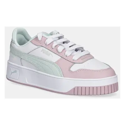 Dětské sneakers boty Puma Carina Street Jr růžová barva