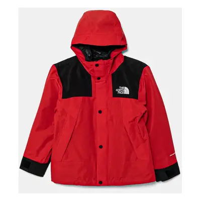 Dětská bunda The North Face TEEN DRYVENT MONO MOUNTAIN JACKET červená barva, NF0A8BND6821