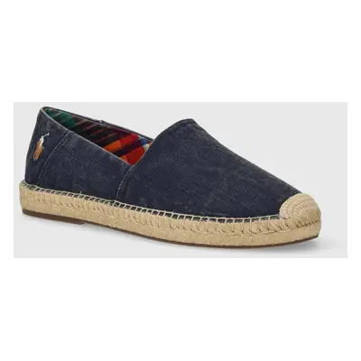 Espadrilky Polo Ralph Lauren Cevio Slip tmavomodrá barva, 803932163001