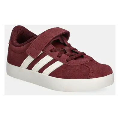 Dětské sneakers boty adidas VL COURT 3.0 EL C vínová barva, IH4960