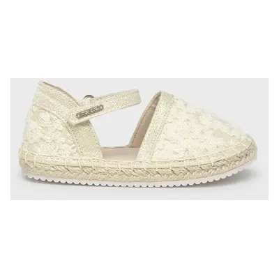 Dětské espadrilky Mayoral zlatá barva, 41644