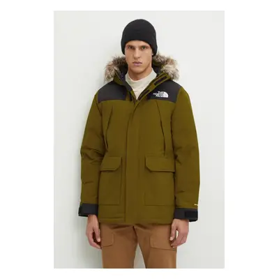 Péřová bunda The North Face McMurdo zelená barva, zimní, NF0A5GJF5HO1