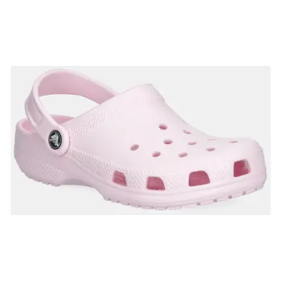 Dětské pantofle Crocs růžová barva, 206991