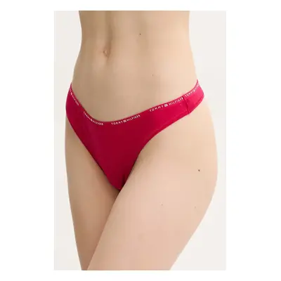 Tanga Tommy Hilfiger růžová barva, UW0UW05741