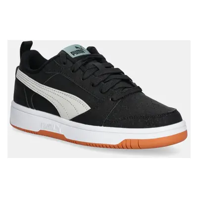 Dětské sneakers boty Puma Rebound V6 Lo MID 90s černá barva, 400636