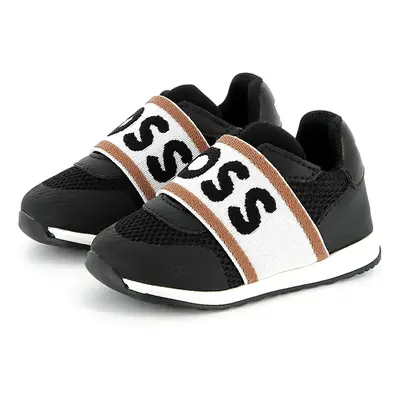 Dětské sneakers boty BOSS černá barva, J52157