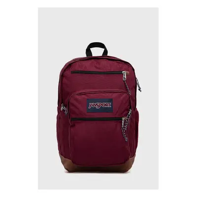 Batoh Jansport vínová barva, velký, s aplikací