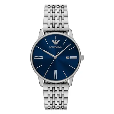 Hodinky Emporio Armani MINIMALIST stříbrná barva, AR11674