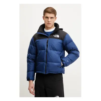 Péřová bunda The North Face 1996 Retro Nuptse tmavomodrá barva, zimní, NF0A3C8DF1T1